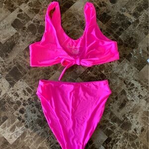 437 Neon Pink Bikini